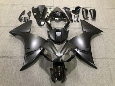 Buy 2012-2014 Yamaha R1 Motorcycle Fairings - Glossy Black Matte Black UK