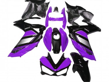 Buy 2015-2018 Yamaha R3 Motorcycle Fairings - Purple Silver Glossy Black UK