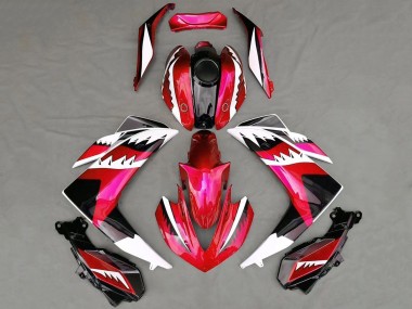 Buy 2015-2018 Yamaha R3 Motorcycle Fairings - Red White Black Shark UK