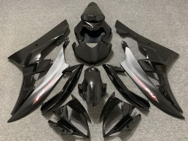 Buy 2006-2007 Yamaha R6 Motorcycle Fairings - Glossy Black Silver UK