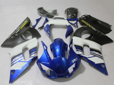 Buy 1998-2002 Yamaha R6 Motorcycle Fairings - White Blue Matte Black Yellow UK