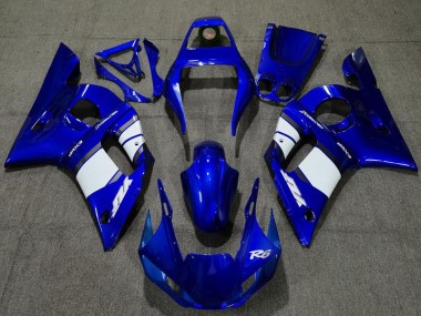 Buy 1998-2002 Yamaha R6 Motorcycle Fairings - Blue White UK