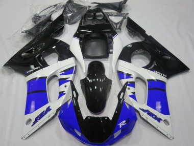 Buy 1998-2002 Yamaha R6 Motorcycle Fairings - White Blue Glossy Black UK