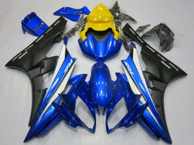 Buy 2006-2007 Yamaha R6 Motorcycle Fairings - Yellow Blue White Matte Black Motul UK