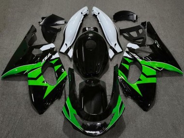Buy 1996-2007 Yamaha YZF600R Thundercat Motorcycle Fairings - Glossy Black Green White UK