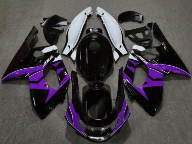 Buy 1996-2007 Yamaha YZF600R Thundercat Motorcycle Fairings - Glossy Black Purple White UK