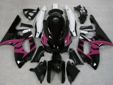 Buy 1996-2007 Yamaha YZF600R Thundercat Motorcycle Fairings - Glossy Black Dark Pink White UK
