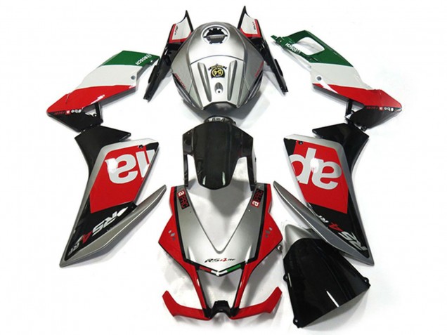 2012-2018 Aprilia RS4 125 Motorcycle Fairings - Silver Red Green Glossy Black OEM Style UK