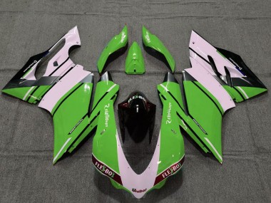 Buy 2015-2020 Ducati 959 1299 Motorcycle Fairings - White Green Glossy Black Unibat Flex-Box OEM Style UK
