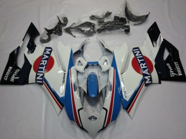 Buy 2011-2014 Ducati 1199 Motorcycle Fairings - White Light Blue Red Black Martini UK