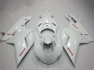 Buy 2007-2014 Ducati 1098 Motorcycle Fairings - White Corse UK