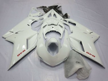 Buy 2007-2014 Ducati 848 Motorcycle Fairings - Pearl White UK