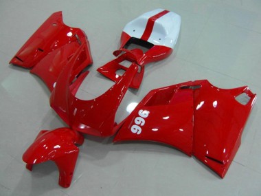Buy 1993-2005 Ducati 996 Motorcycle Fairings - Glossy Red White UK