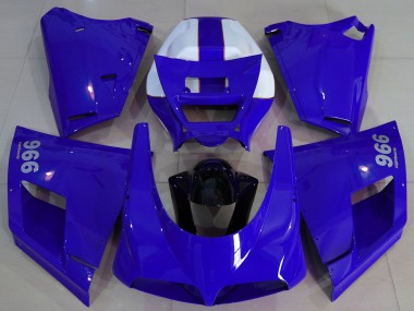 Buy 1993-2005 Ducati 996 Motorcycle Fairings - Blue Black UK