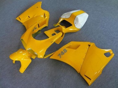 Buy 1993-2005 Ducati 748 Motorcycle Fairings - White Yellow UK