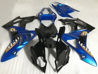 Buy 2017-2018 BMW S1000RR Motorcycle Fairings - Blue Glossy Black Orange Shark UK