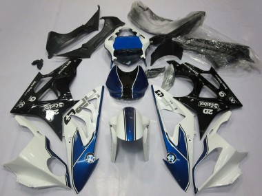 Buy 2017-2018 BMW S1000RR Motorcycle Fairings - White Blue Glossy Black UK