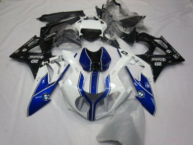 Buy 2015-2016 BMW S1000RR Motorcycle Fairings - White Blue Glossy Black UK