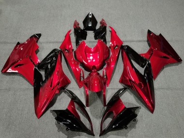 Buy 2009-2014 BMW S1000RR Motorcycle Fairings - Red Glossy Black UK