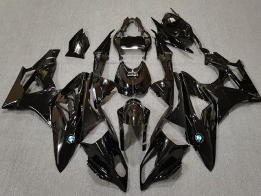 Buy 2009-2014 BMW S1000RR Motorcycle Fairings - Glossy Black UK