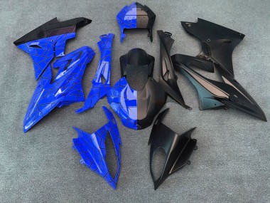 Buy 2015-2016 BMW S1000RR Motorcycle Fairings - Blue Matte Black Split UK