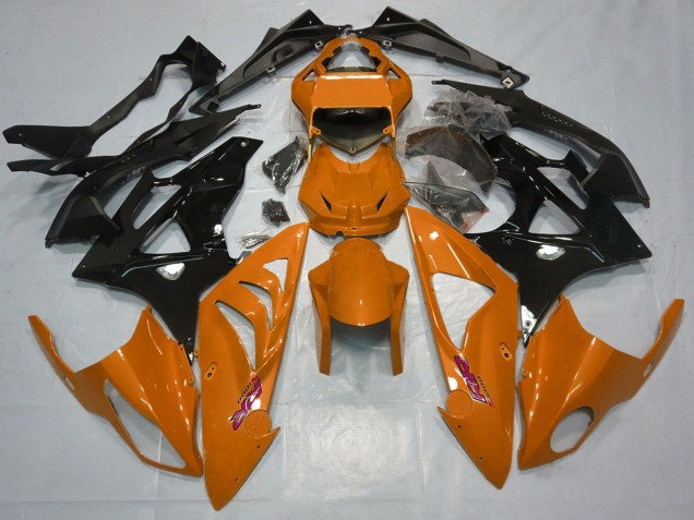 2015-2016 BMW S1000RR Motorcycle Fairings - Orange Glossy Black UK