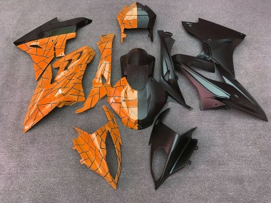 Buy 2015-2016 BMW S1000RR Motorcycle Fairings - Orange Matte Black Split UK