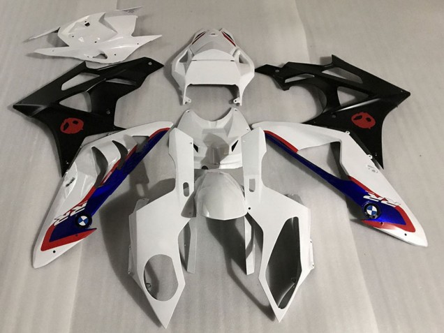 2015-2016 BMW S1000RR Motorcycle Fairings - White Red Blue Matte Black UK