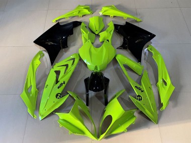 Buy 2009-2014 BMW S1000RR Motorcycle Fairings - High Viz Yellow Glossy Black HP UK