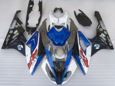 Buy 2015-2016 BMW S1000RR Motorcycle Fairings - White Blue Matte Black OEM Style UK