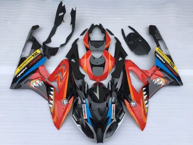 Buy 2015-2016 BMW S1000RR Motorcycle Fairings - Red Glossy Black Shark UK