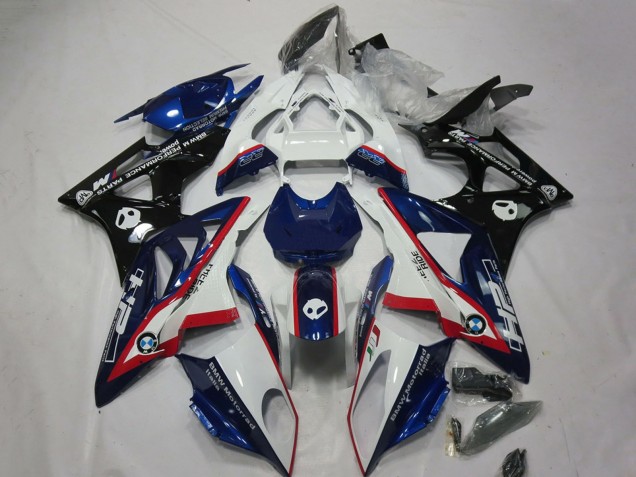 2009-2014 BMW S1000RR Motorcycle Fairings - White Red Blue Black HP UK