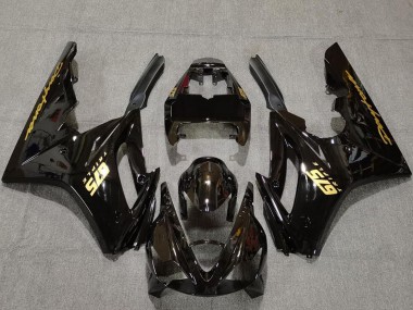 Buy 2006-2008 Triumph Daytona 675 Motorcycle Fairings - Glossy Black Gold Decals UK