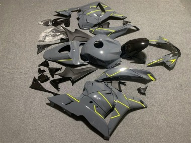 Buy 2009-2012 Honda CBR600RR Motorcycle Fairings - Dark Nardo Grey Yellow UK