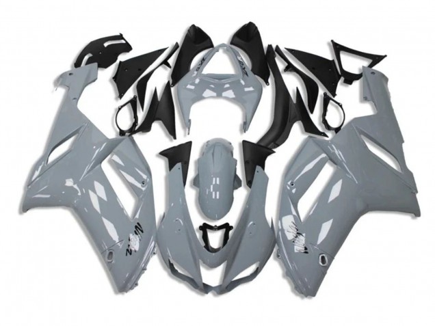 2007-2008 Kawasaki ZX6R Motorcycle Fairings - Nardo Grey UK