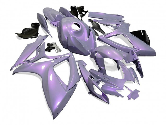 2006-2007 Suzuki GSXR 600 / GSXR 750 Motorcycle Fairings - Chameleon Grey Dazz Pearl Purple UK
