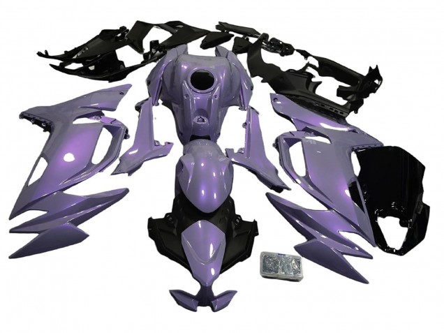 2020-2025 Kawasaki Ninja 650 EX650 Motorcycle Fairings - Chameleon Grey Dazz Pearl Purple UK