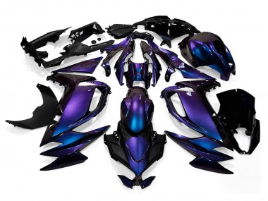 Buy 2020-2025 Kawasaki Ninja 650 EX650 Motorcycle Fairings - Chameleon Blue Purple UK