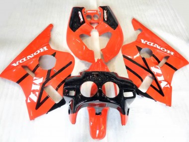 Buy 1987-1989 Honda CBR400RR NC23 Motorcycle Fairings - Orange Glossy Black UK