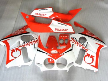 Buy 1987-1989 Honda CBR400RR NC23 Motorcycle Fairings - Orange White Pramac UK