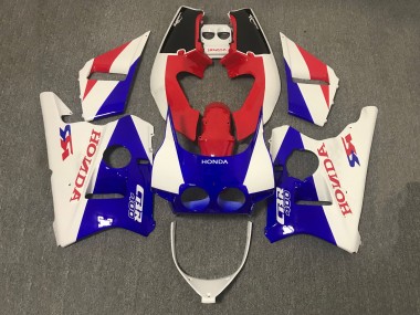 Buy 1987-1989 Honda CBR400RR NC23 Motorcycle Fairing - White Red Blue UK
