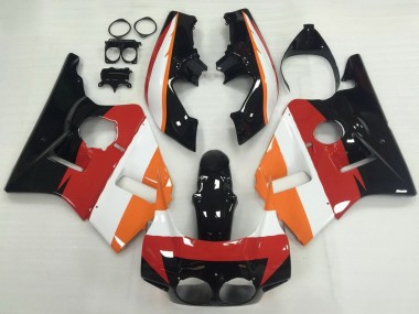 Buy 1987-1989 Honda CBR400RR NC23 Motorcycle Fairings - Orange White Red Glossy Black UK