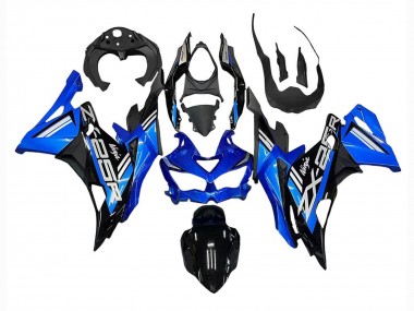 Buy 2019-2025 Kawasaki ZX25R ZX-25R Motorcycle Fairings - Blue White Matte Black UK