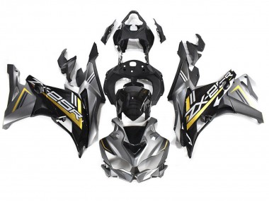 Buy 2019-2025 Kawasaki ZX25R ZX-25R Motorcycle Fairings - Grey Gold Glossy Black UK