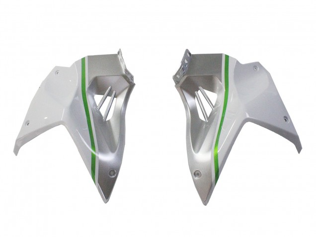 2015-2022 Kawasaki Ninja H2 Motorcycle Fairings - White Silver Green UK