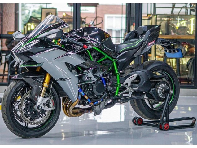 2015-2022 Kawasaki Ninja H2 Motorcycle Fairings - Grey UK