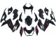 2015-2016 Kawasaki Z250/Z300 Motorcycle Fairings - Glossy Black Red Silver UK