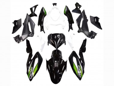 Buy 2018-2024 Kawasaki Z400 Motorcycle Fairings - White Glossy Black Green UK