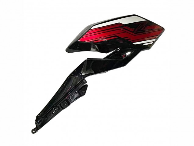 2018-2024 Kawasaki Z400 Motorcycle Fairings - Candy Red Glossy Black UK