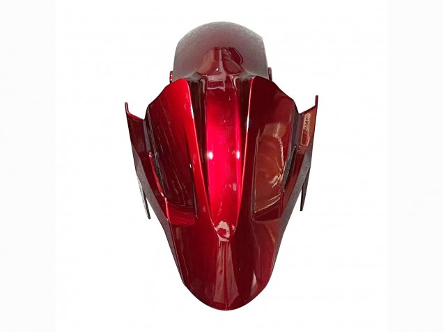 2018-2024 Kawasaki Z400 Motorcycle Fairings - Candy Red Glossy Black UK